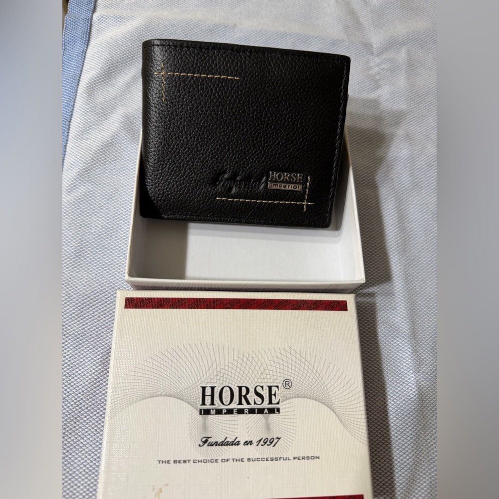 Men’s Black Leather Card & Key Holder Wallet